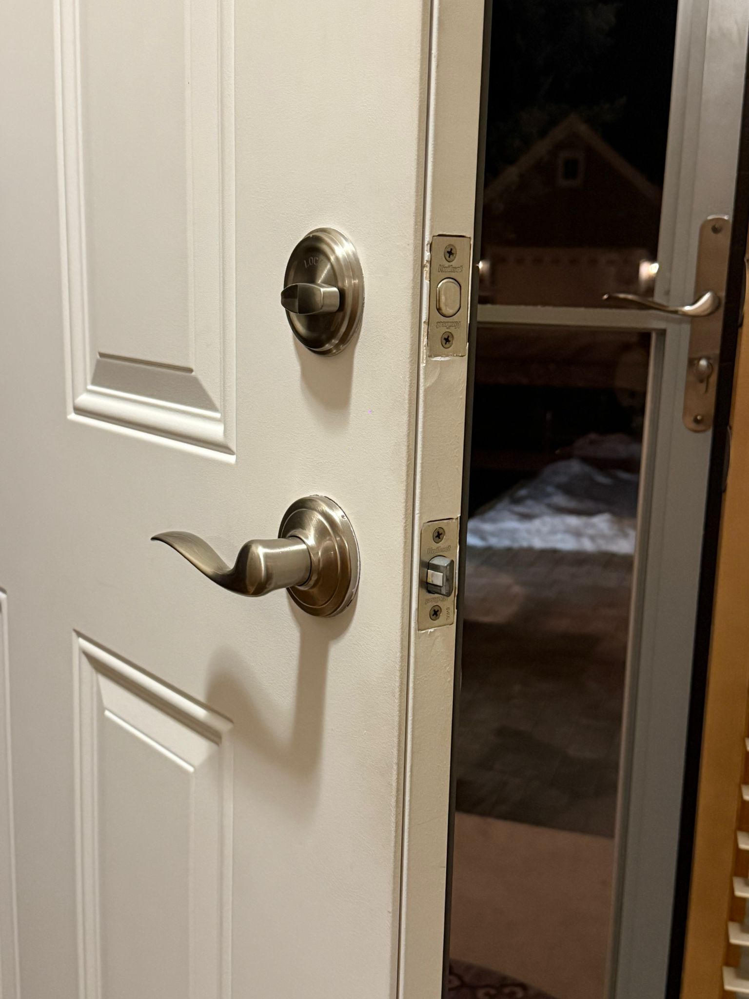 New keypad lock installed on a home near Interlachen Park in Hopkins MN (1)